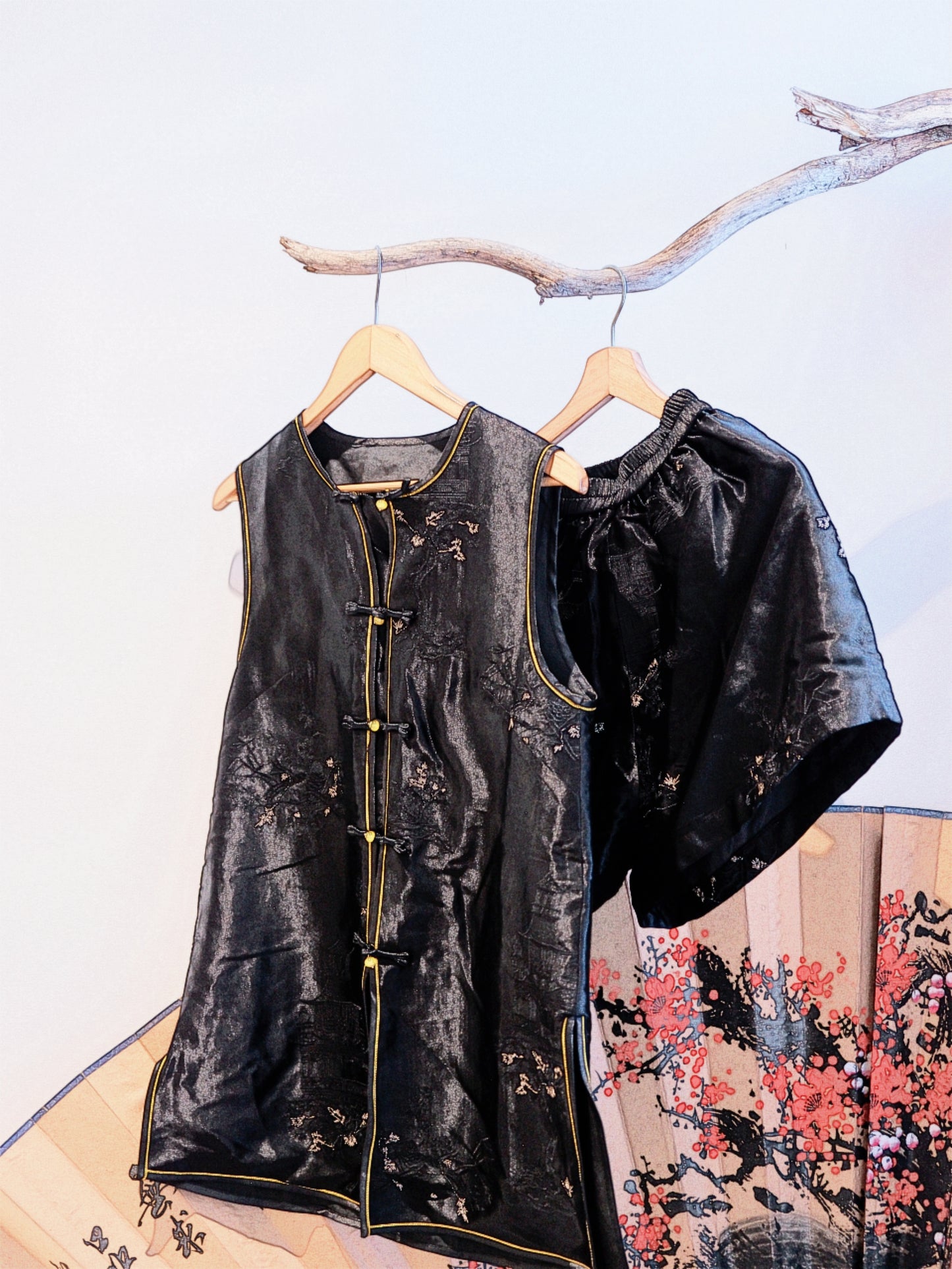 Chinese traditional satin-silk blend set - photo