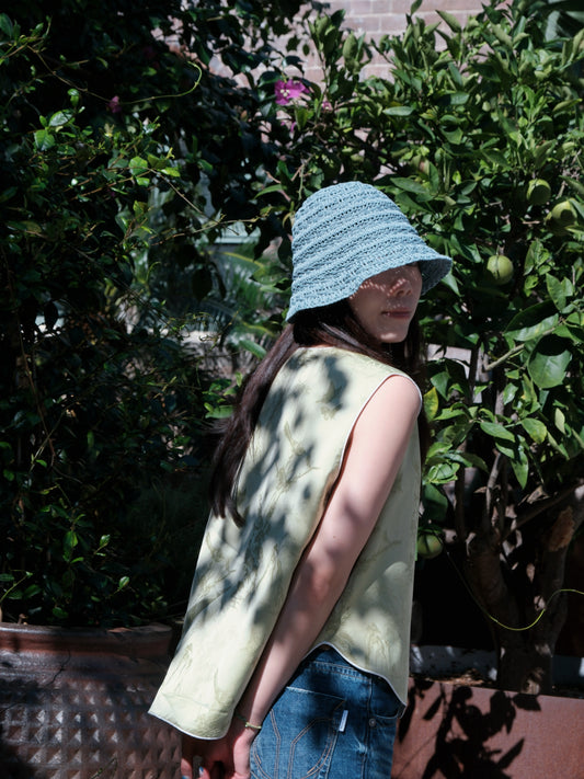 Whisper of Jade - Mint Green Vest (玉风新翠)